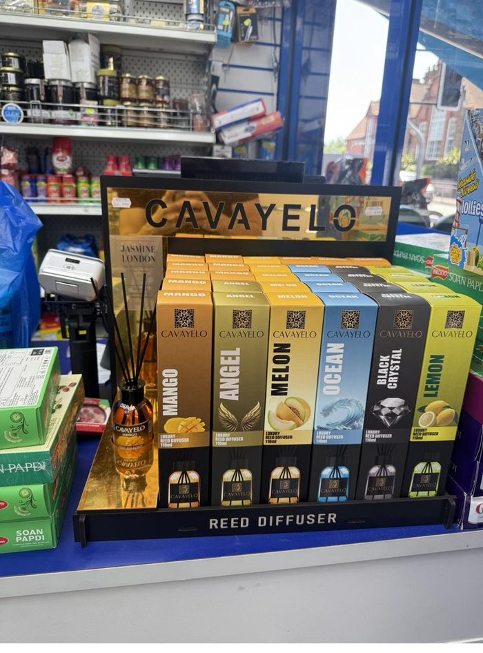 Cavayelo stand in shop